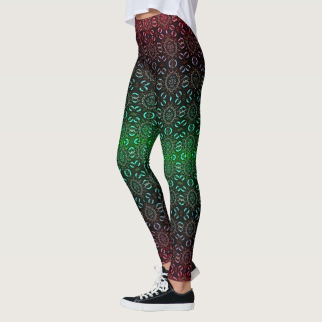 Legging Legenda de Natal Red Green (Esquerda)