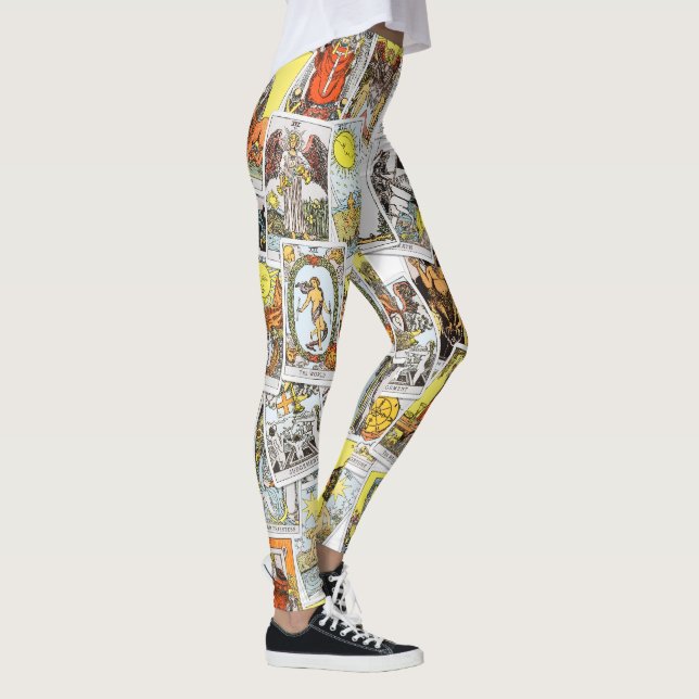 Legging Legenda de Yoga de Tarot Cards (Direita)