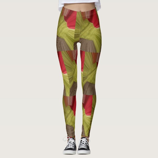 Legging Legenda quente padrão robô (Frente)