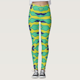 Legging Legenda "Ratti_Creative_Arts" de multicor do ajust