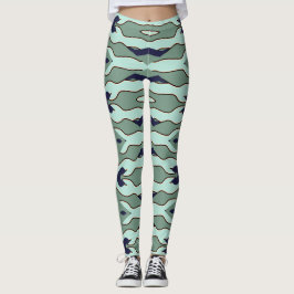 Legging Legenda "Ratti_Creative_Arts" de multicor do ajust