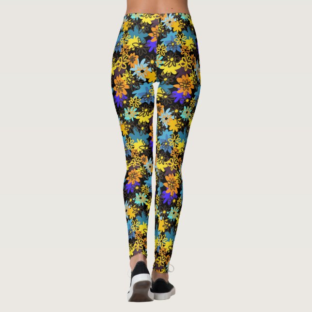 Legging legendas de flores (Verso)