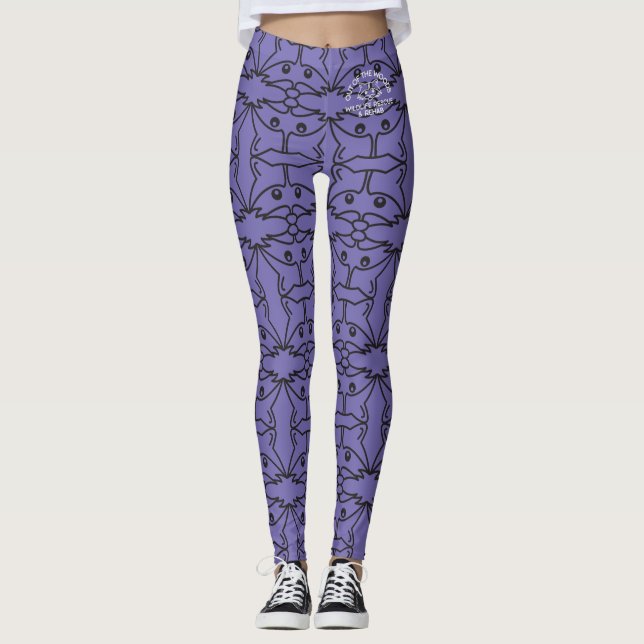 Legging Legendas de guaxinim (Frente)