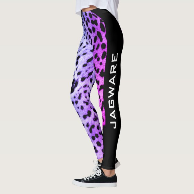 Legging Legendas de Impressão Roxo de Jagware (Esquerda)