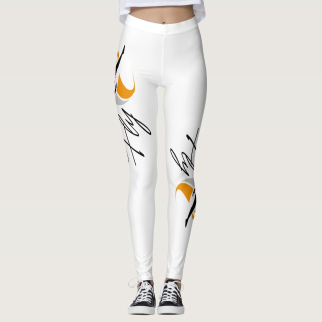 Legging Legendas desportivas personalizáveis para qualquer (Frente)