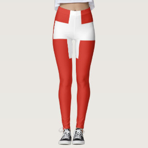 Legging Legendas do sinalizador de Suiça