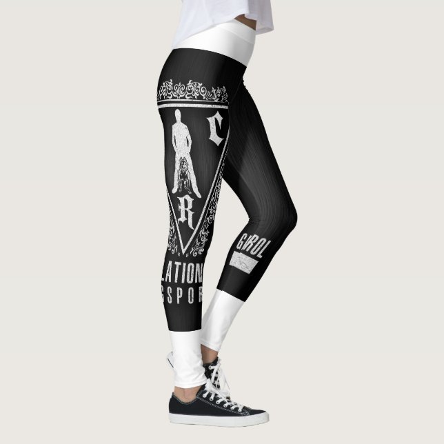 Legging Legendas pretas e brancas (Direita)