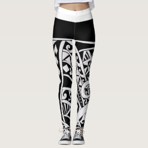 Legging Legendas tribais polinésias