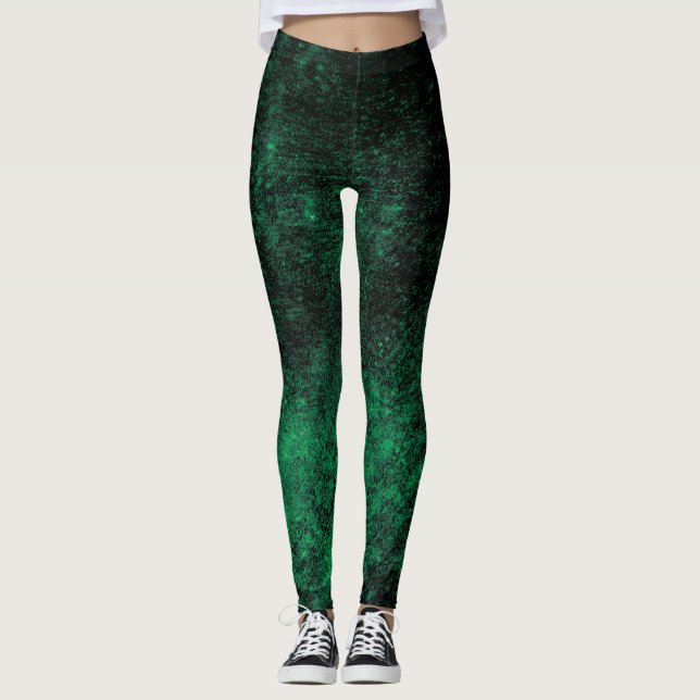 Legging Legendas verdes da floresta (Frente)