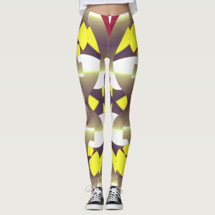 Legging Legg "Ratti_Creative_Arts" de multicor de tendênci