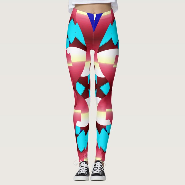 Legging Legg "Ratti_Creative_Arts" de multicor de tendênci (Frente)
