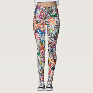 LEGGING LEGGENS ALFABETES