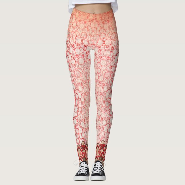 Legging Leggens ao ar livre, revestidas e V-Back | Ajustad (Frente)