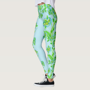 Legging Leggens Azuis De Céu Claro