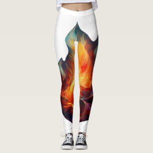 Legging Leggens - Chama Trabalho de arte
