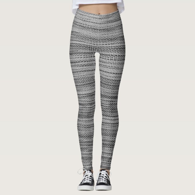 Legging Leggens Cinzas Faux (Frente)