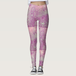 Legging Leggens cor-de-rosa