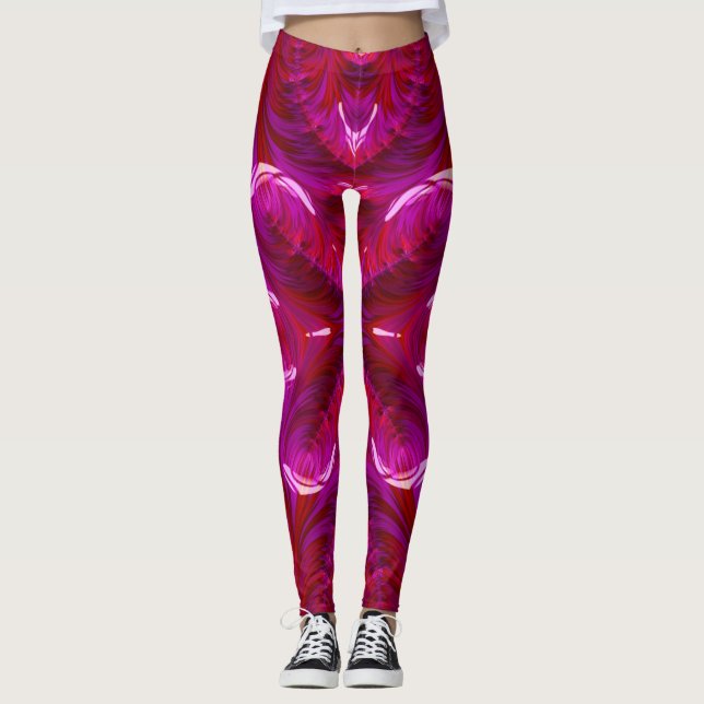 Legging Leggens ~cor-de-rosa escuro ~ Original (Frente)