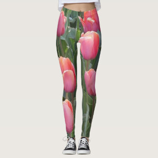Legging Leggens da anca cor-de-rosa