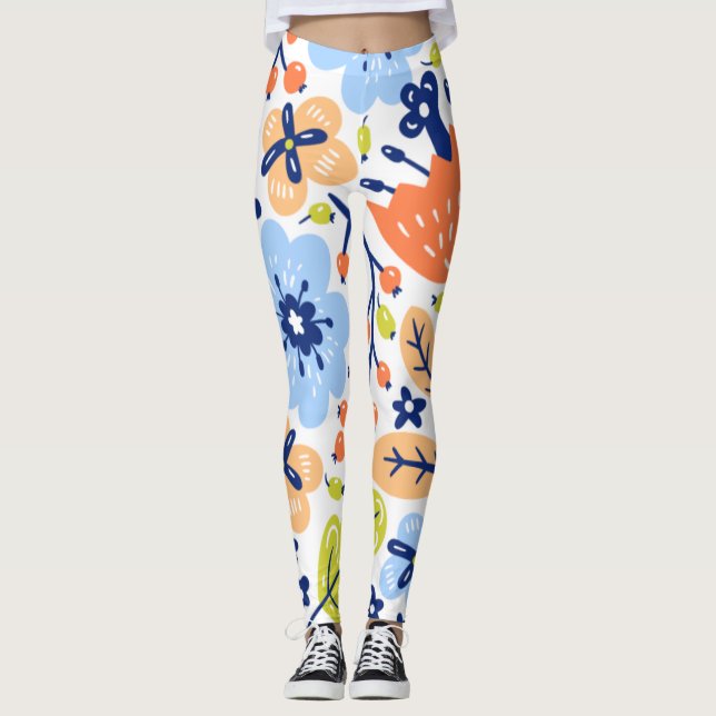 Legging Leggens da Flor Gráfico (Frente)