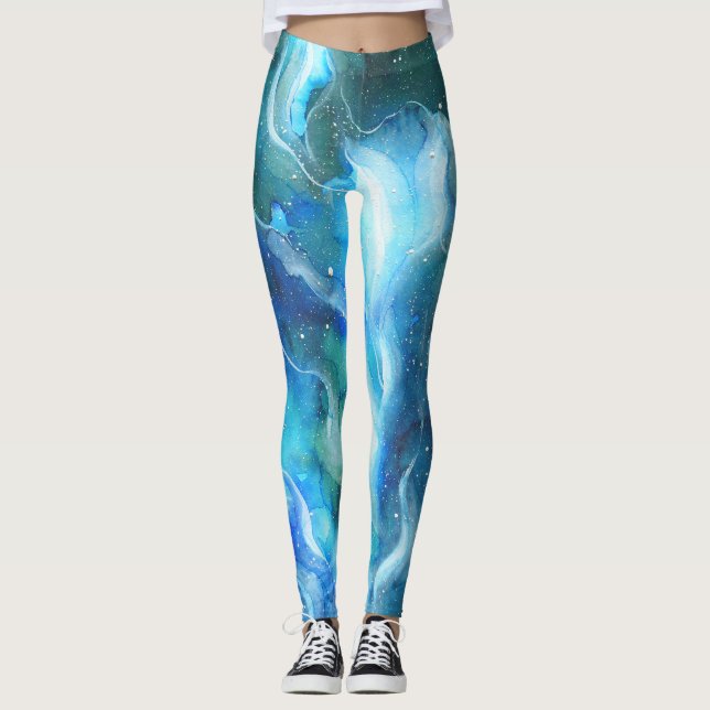 Legging Leggens da Nebulosa Azul (Frente)