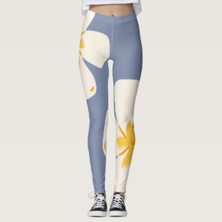 Legging Leggens das Orquídeas na moda Slate Cinza