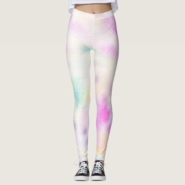 Legging Leggens de aquarela (Frente)
