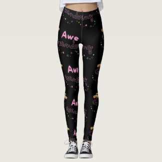 Legging Leggens de aspersão e aspersão