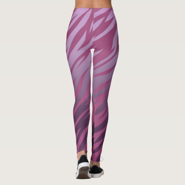 Legging Leggens de chama rosa (Verso)