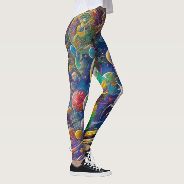 Legging Leggens de corrida espacial (Direita)