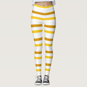 Legging Leggens de estilhaço amarelas da mostarda