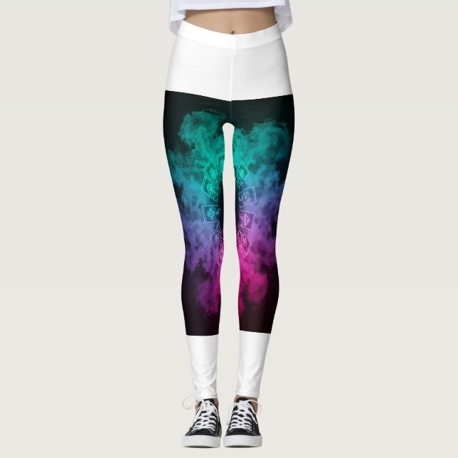 Legging Leggens De Fumos De Cartolina Encantada 🔮 💨 (Frente)
