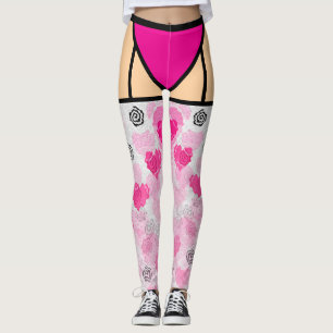 Legging Leggens de ilusão de namorados