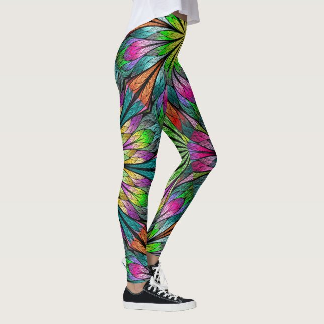 Legging Leggens de Moda Fractal Fractal (Direita)