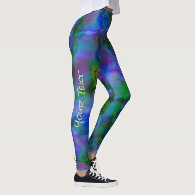 Legging Leggens de plasma coloridas (Direita)