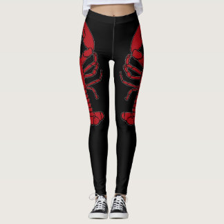 Legging Leggens de praia em lagosta
