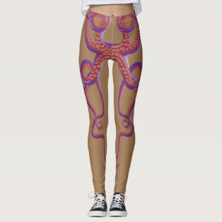 Legging Leggens de Tatuagem Octopus