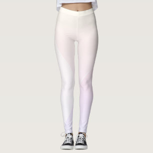 Legging Leggens femininas Cor-de-rosa azul moderno Cor-de-