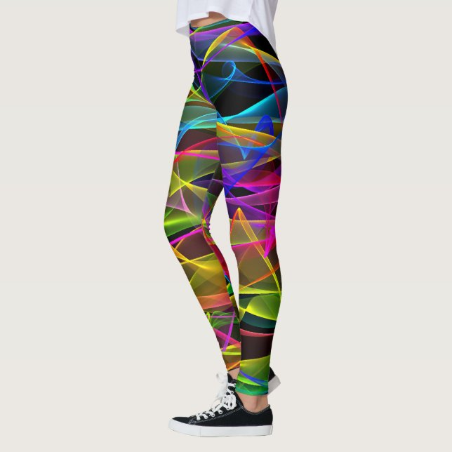 Legging Leggens - Fitas de luz (Esquerda)