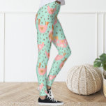 Legging Leggens Florais De Frango, Cor-De-Rosa-Cor-De-Cor-<br><div class="desc">Leggings adoravam o padrão de frango.</div>