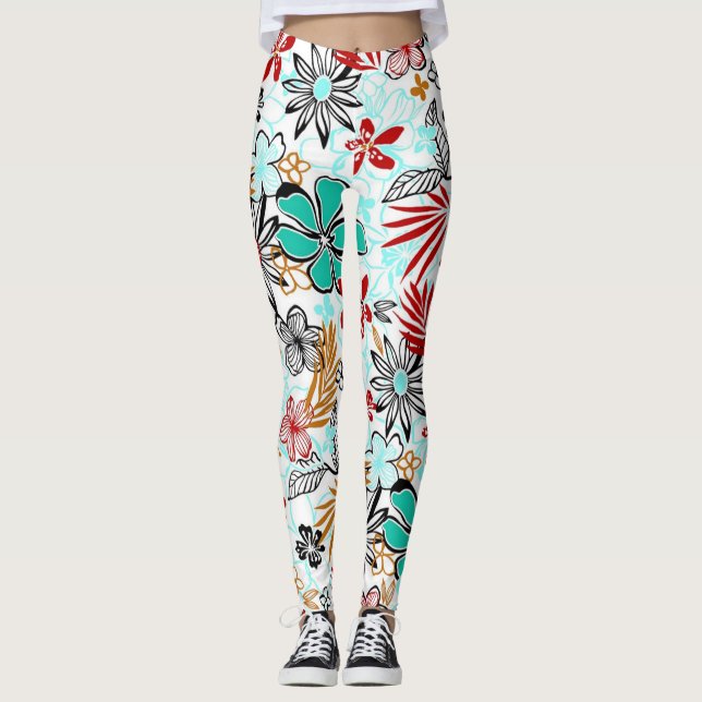 Legging Leggens/Floral (Frente)