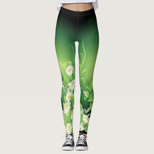 Legging Leggens Floral Fashion 7 (Frente)