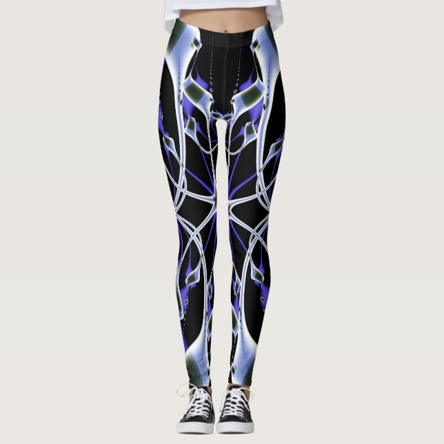 Legging Leggens Fractais Geométricas Trendy (Frente)