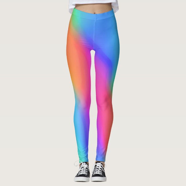 Legging Leggens Holográficas Vívidas (Frente)