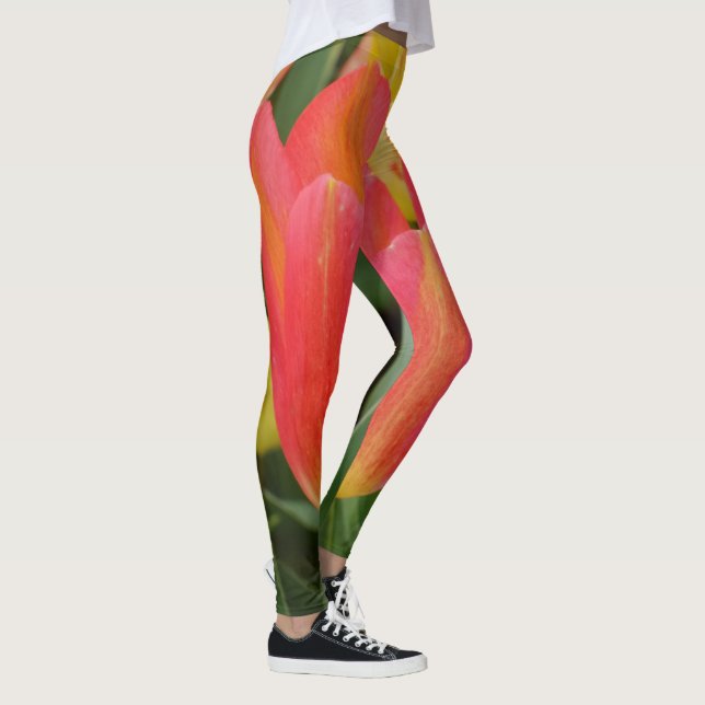 Legging Leggens laranja/cor-de-rosa (Direita)