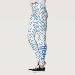 Legging Leggens Personalizadas da Fita de Sensibilização d