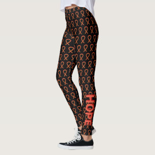 Legging Leggens Personalizadas da Fita de Sensibilização V