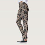 Legging Leggens Pretas Falsas<br><div class="desc">Cor personalizada - Leggings românticas personalizadas com Design moderno de renda preta falsa - ou Escolher / adicionar sua cor de fundo favorita! Você também pode adicionar seu texto / nome! Redimensionar e mover ou remover / adicionar elemento / texto / imagem com a ferramenta Personalização. Design por MIGNED. Por...</div>