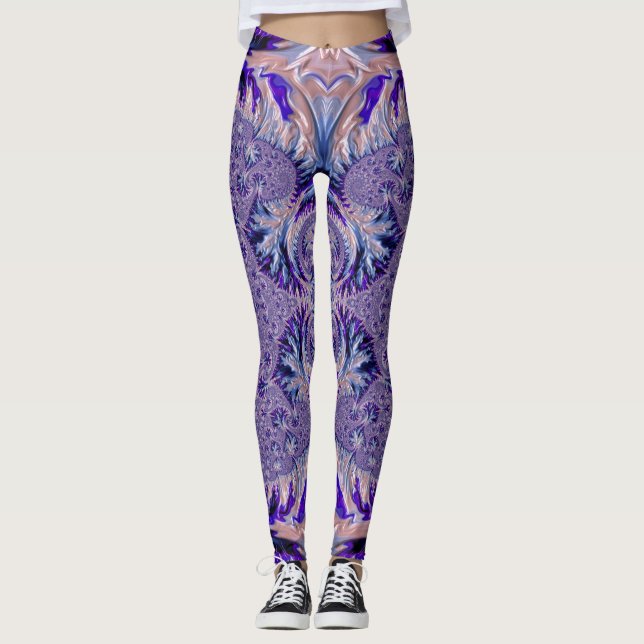 Legging Leggens ~ púrpura azul ~ Original (Frente)