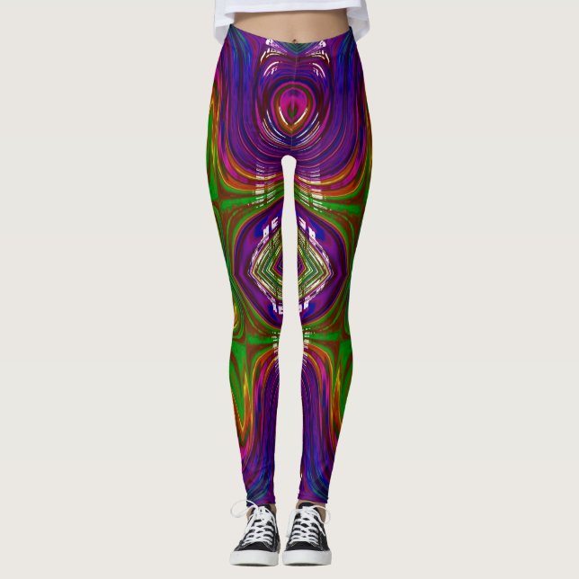 Legging Leggens ~ Rosa púrpura ~ Original (Frente)